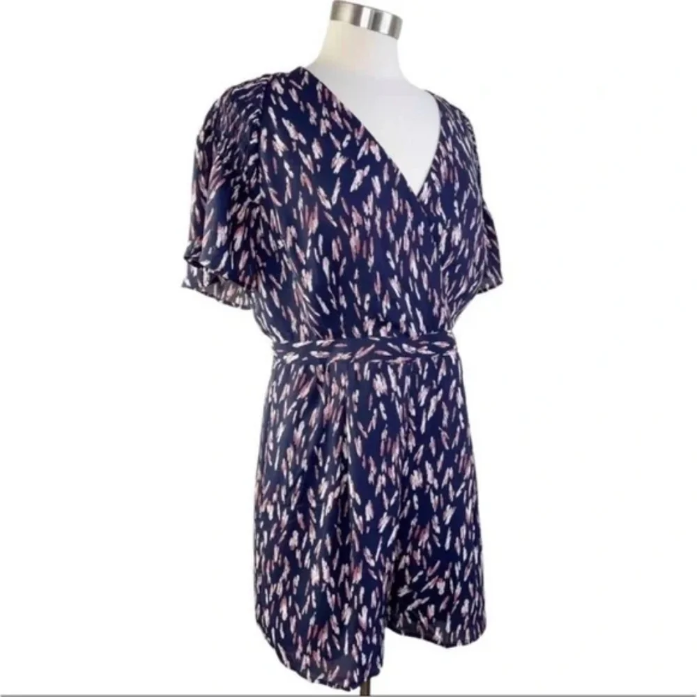 NWT Collective Concepts Navy Printed Romper Size XL - Picture 7 of 12